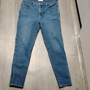 Madewell Women's Skinny Jeans in Denim Blue